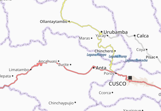 Huarocondo Map