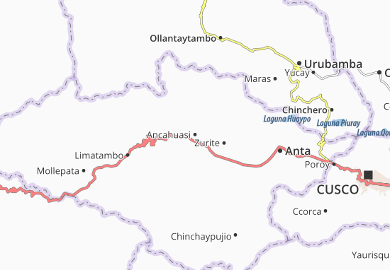 Kaart Plattegrond Ancahuasi