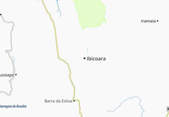 Karte Stadtplan Ibicoara