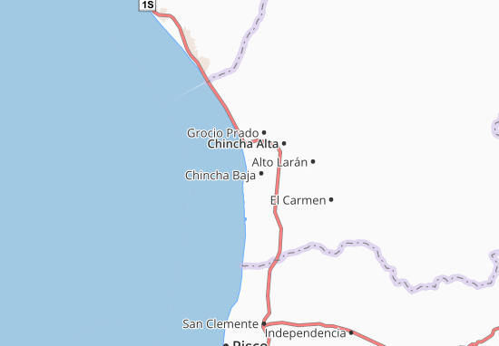 Tambo de Mora Map