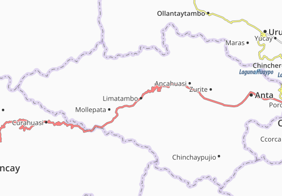 Karte Stadtplan Limatambo