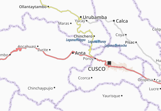 Kaart Plattegrond Pucyura