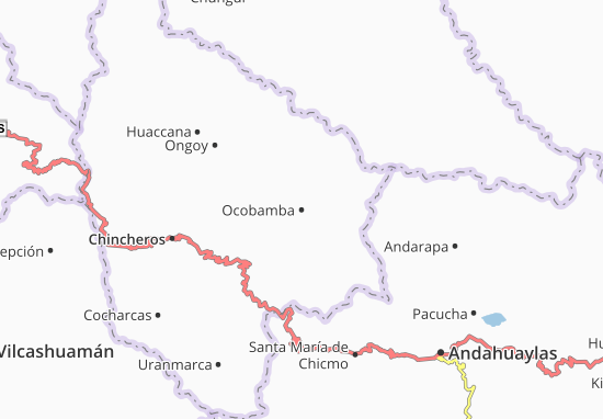 Mapa Ocobamba