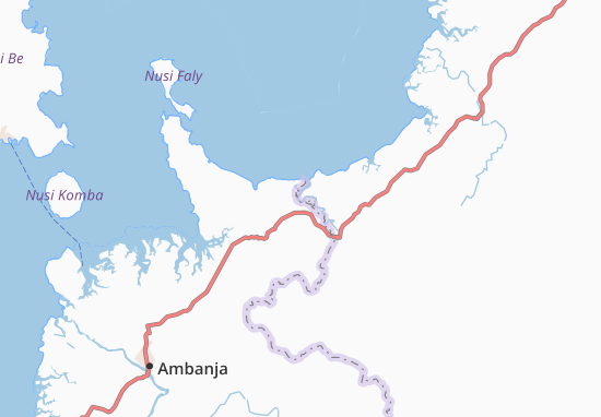 Kaart Plattegrond Antanamazava