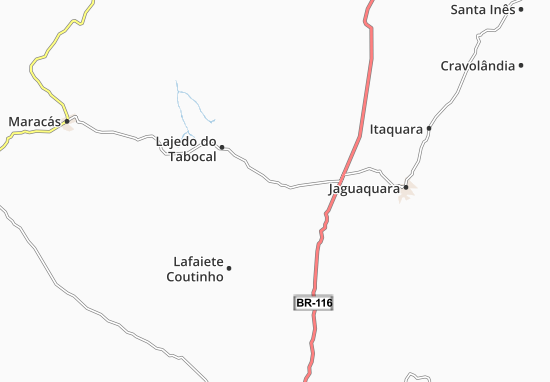 Kaart Plattegrond Itiruçu