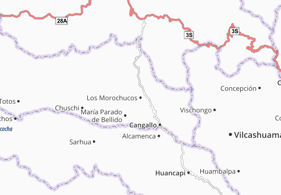 Karte Stadtplan Los Morochucos