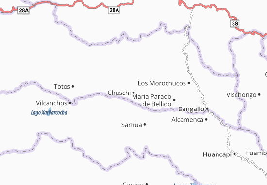 Karte Stadtplan Chuschi