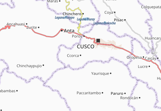 Kaart Plattegrond Ccorca