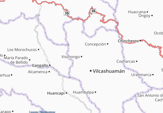 Mapa Vischongo