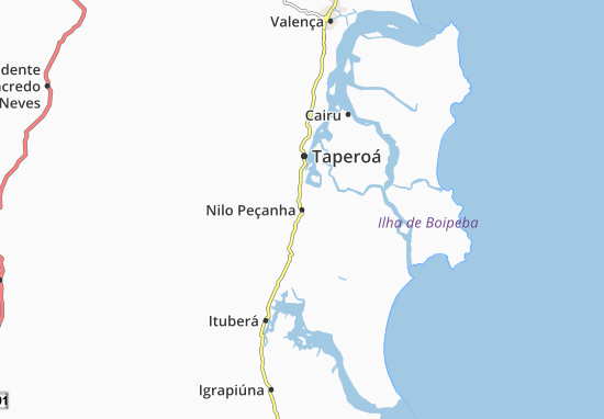 Kaart Plattegrond Nilo Peçanha