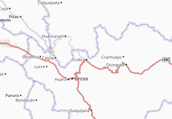 Ccatca Map