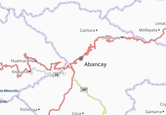 Karte Stadtplan Abancay