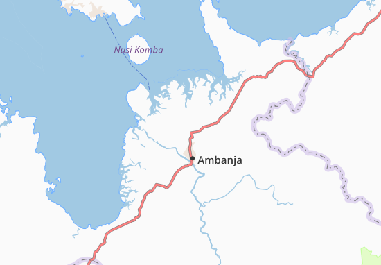 Karte Stadtplan Ambalavelona