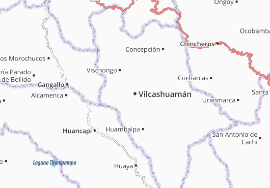 Karte Stadtplan Vilcashuamán