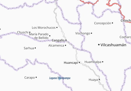 Kaart Plattegrond Alcamenca