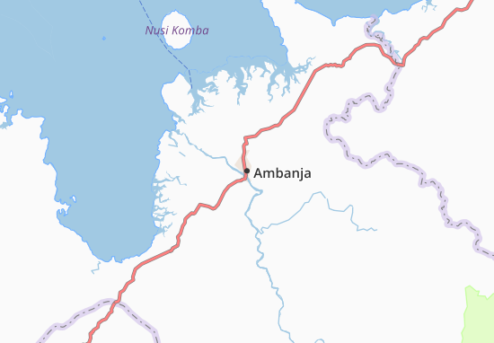 Karte Stadtplan Ambanja