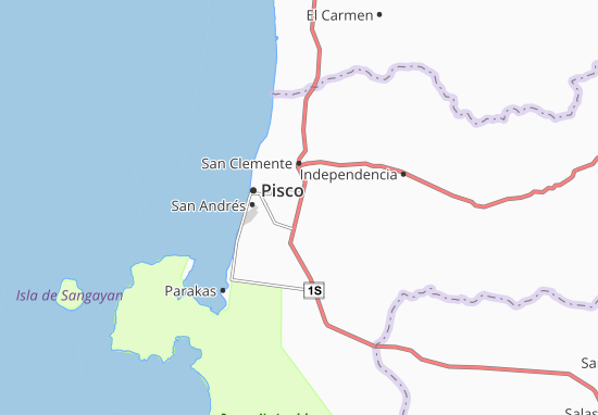 Kaart Plattegrond Túpac AmaruInca