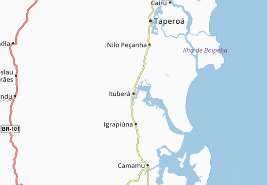 Ituberá Map