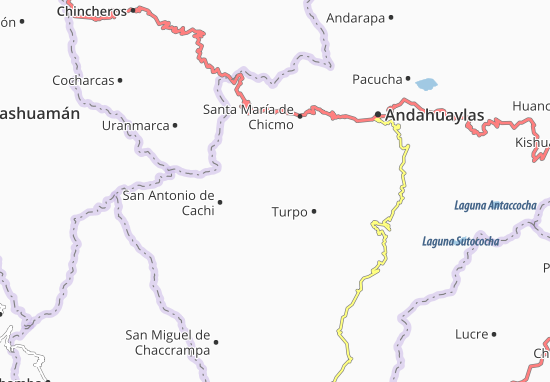 Karte Stadtplan Huancaray