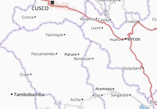 Karte Stadtplan Paruro