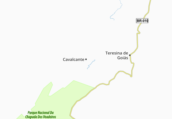 Kaart Plattegrond Cavalcante