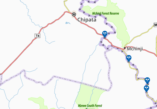 Kaart Plattegrond Chongwe