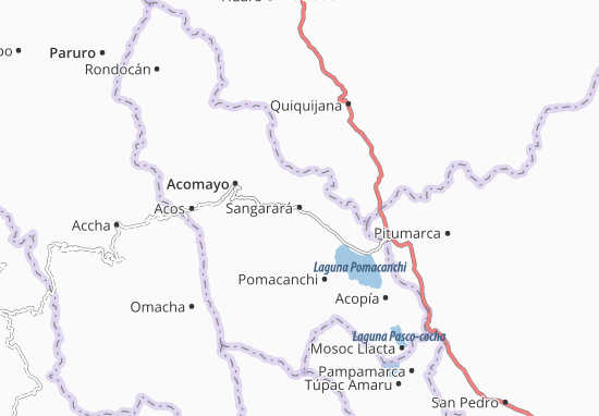 Karte Stadtplan Sangarará