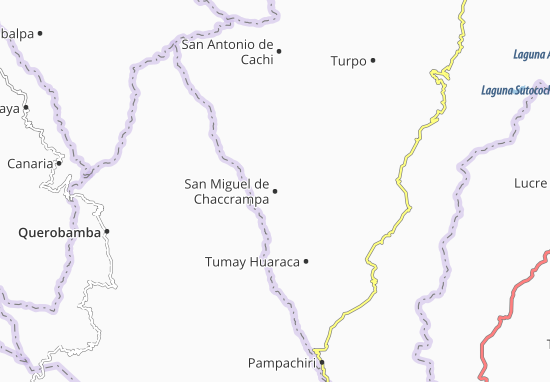 Kaart Plattegrond San Miguel de Chaccrampa