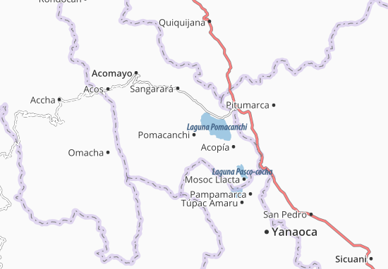 Pomacanchi Map