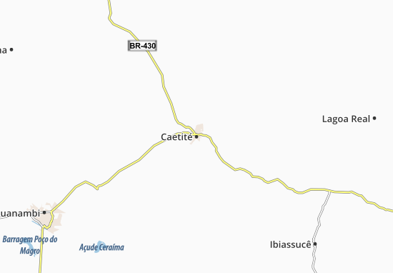 Caetité Map