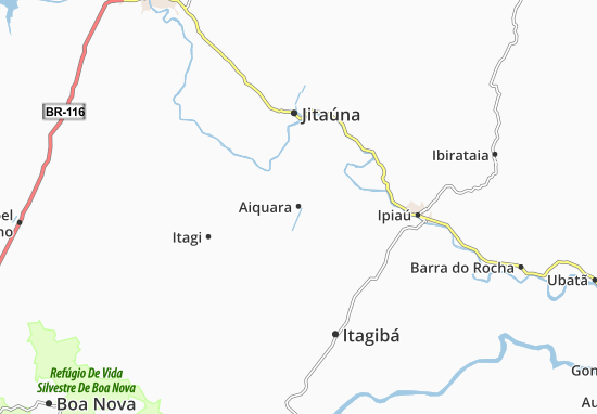 Aiquara Map