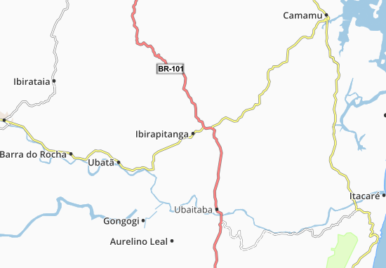 Ibirapitanga Map