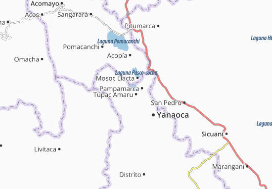 Túpac Amaru Map