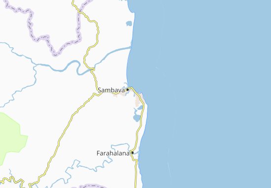 Karte Stadtplan Ambodisatrana