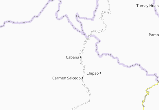 Karte Stadtplan Aucará