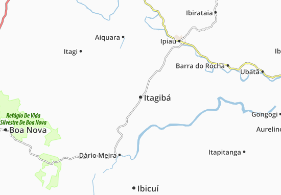 Itagibá Map