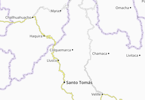 Karte Stadtplan Colquemarca