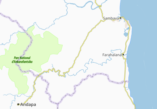Karte Stadtplan Lohanantsahabe
