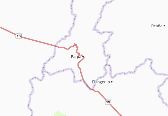 Karte Stadtplan Palpa