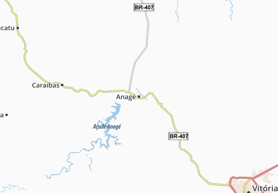 Anagé Map