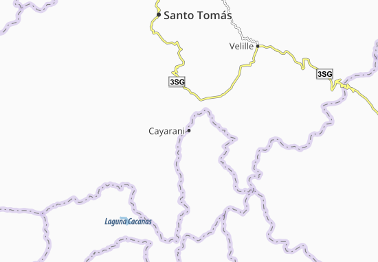 Kaart Plattegrond Cayarani