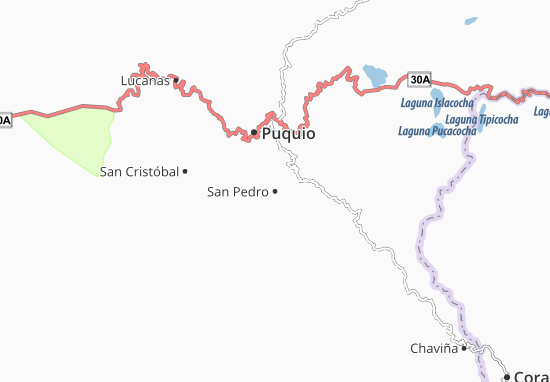 Carte-Plan San Pedro