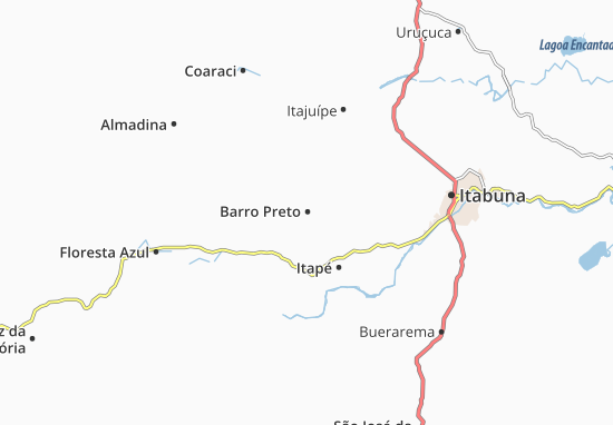 Barro Preto Map
