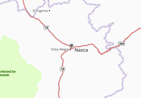 Kaart Plattegrond Vista Alegre