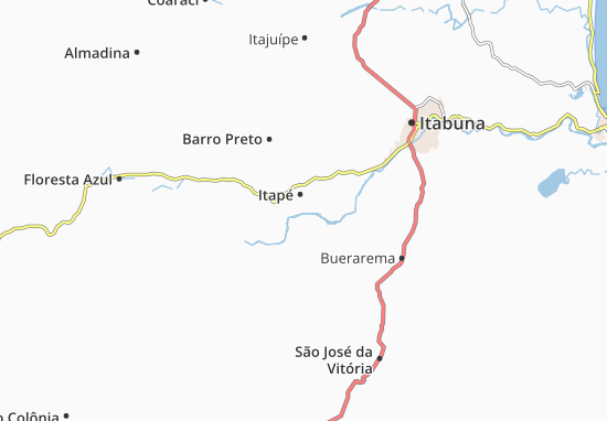 Mapa Itapé