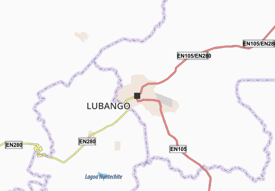 Kaart Plattegrond Lubango