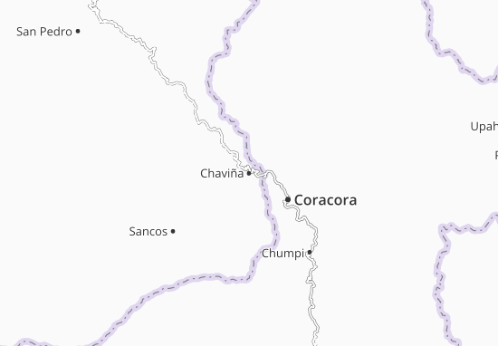 Kaart Plattegrond Chaviña