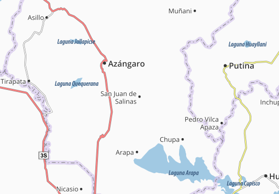San Juan de Salinas Map