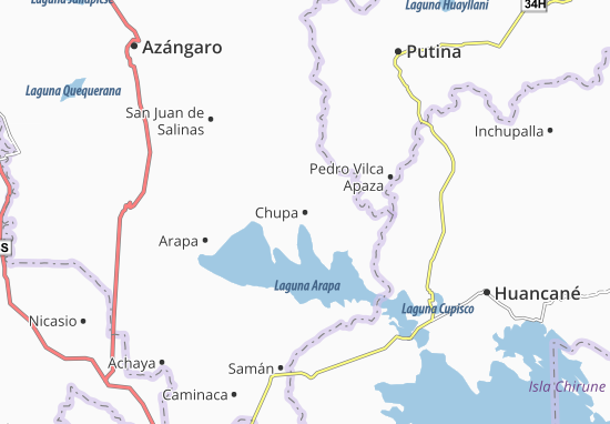 Kaart Plattegrond Chupa