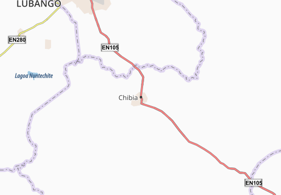 Kaart Plattegrond Chibia